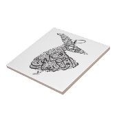Whirling Derwisch Fliese (Seite)