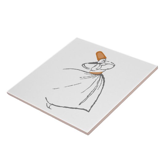 Whirling Derwisch-Fliese Fliese (Seite)