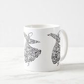 Whirling Derwisch Kaffeetasse (VorderseiteRechts)