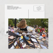 Whirling Lady #1 Postkarte (Vorne/Hinten)