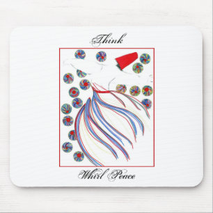 Whirling - Mausunterlage Mousepad