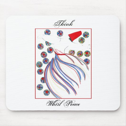Whirling - Mausunterlage Mousepad (Vorne)