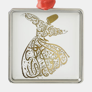 Whirling Sufi Derwisch Ornament Aus Metall