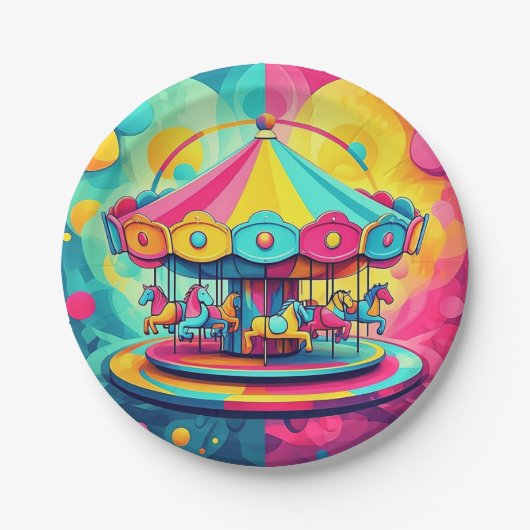 " WHIRLING WONDER " PAPPTELLER (Vorderseite)