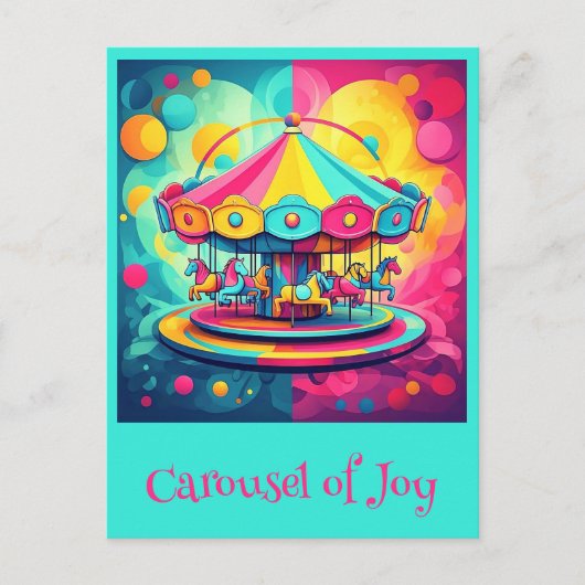 " WHIRLING WONDER " POSTKARTE (Vorderseite)