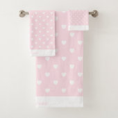 WHIRLPINK HERZBADEZIMMER TOWEL SET (Insitu)
