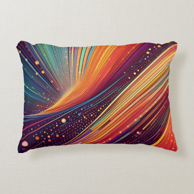 Whirlpool Abstrakt Dekokissen (Vorderseite)