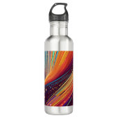 Whirlpool Abstrakt Edelstahlflasche (Vorderseite)