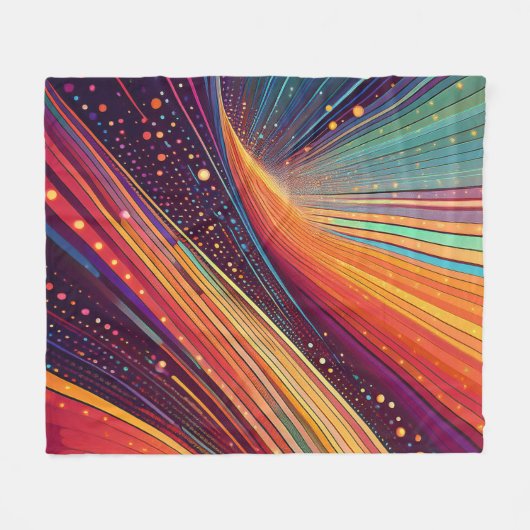 Whirlpool Abstrakt Fleecedecke (Vorderseite (Horizontal))