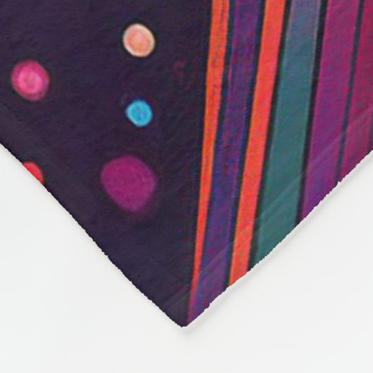 Whirlpool Abstrakt Fleecedecke (Ecke)