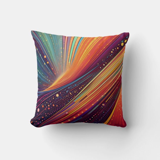 Whirlpool Abstrakt Kissen (Vorderseite)