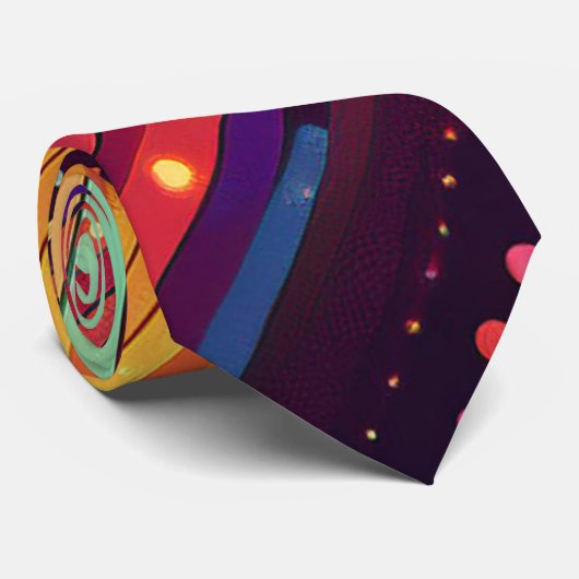 Whirlpool Abstrakt Krawatte (Gerollt)