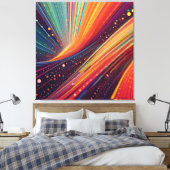 Whirlpool Abstrakt Leinwanddruck (Insitu (Schlafzimmer))