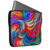 Whirlpool Abstrakt Modernes Fraktal Kunst Laptopschutzhülle (Vorne Rechts)