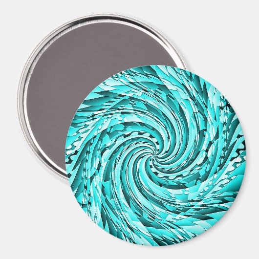 Whirlpool am Meer.... Magnet (Vorderseite/Rückseite)