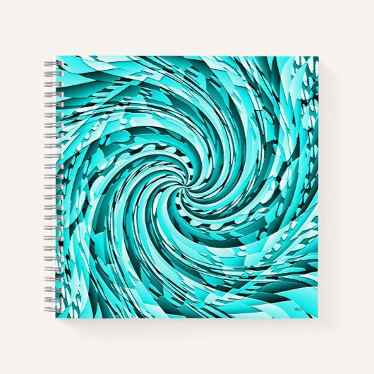 Whirlpool am Meer.... Notizblock (Vorderseite)