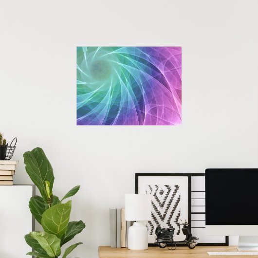 Whirlpool Diamond farbenfroh Poster (Heimbüro)