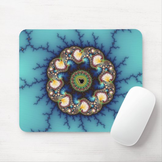 Whirlpool - Fraktal Mousepad (Mit Mouse)