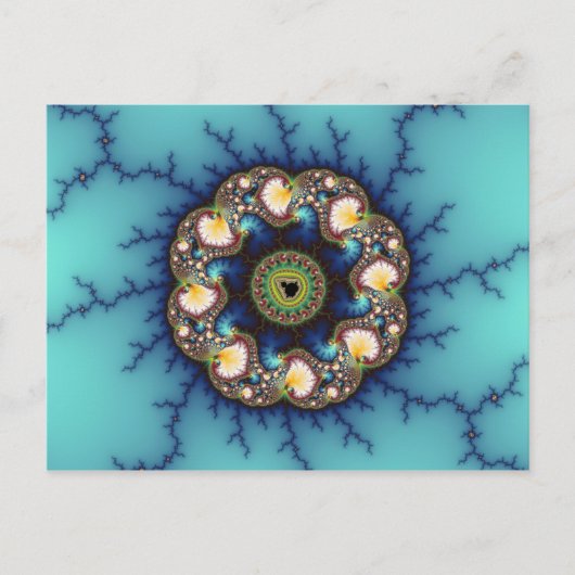 Whirlpool - Fraktal Postkarte (Vorderseite)