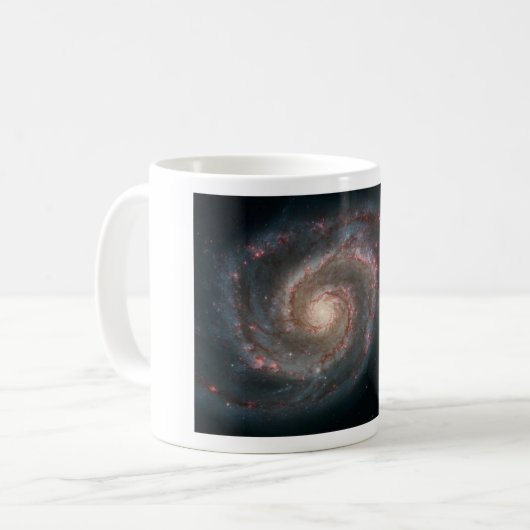 Whirlpool-Galaxie Kaffeetasse (Vorderseite Links)