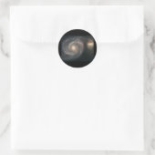 Whirlpool Galaxy (M51) Runder Aufkleber (Tasche)