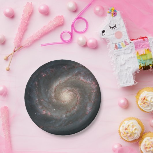 Whirlpool Galaxy Pappteller (Party)