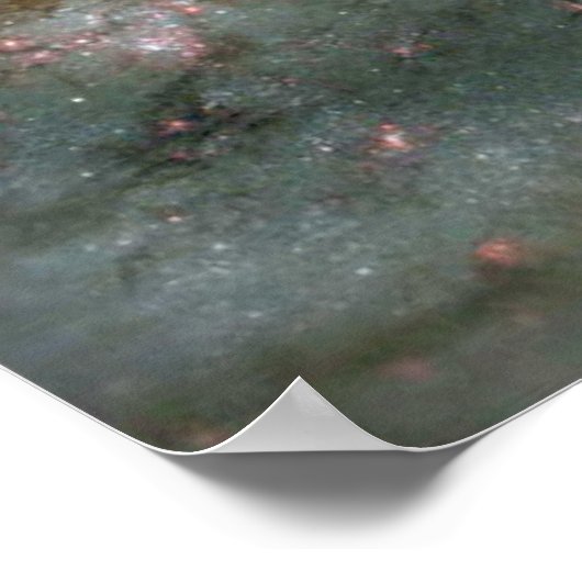Whirlpool Galaxy Poster (Ecke)
