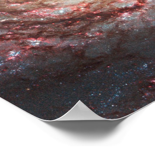Whirlpool Galaxy Poster (Ecke)