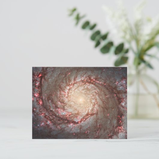 Whirlpool Galaxy Postkarte (Stehend Vorderseite)
