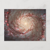 Whirlpool Galaxy Postkarte (Vorderseite)