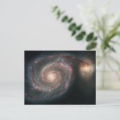 Whirlpool Galaxy Postkarte (Stehend Vorderseite)