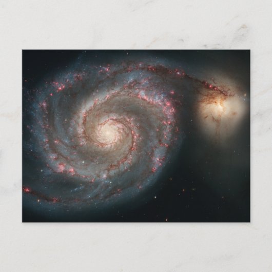 Whirlpool Galaxy Postkarte (Vorderseite)