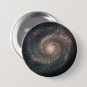 Whirlpool Galaxy (Space) (Universe) (Messier 51A) Button (Vorne & Hinten)