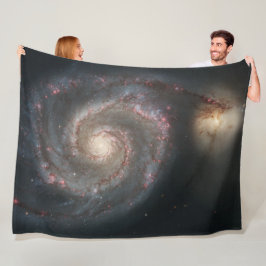 Whirlpool Galaxy (Space) (Universe) (Messier 51A) Fleecedecke