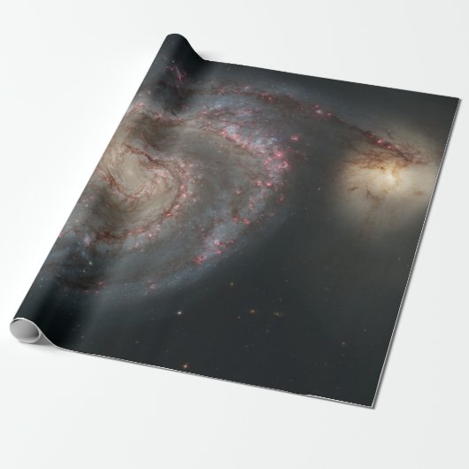 Whirlpool Galaxy (Space) (Universe) (Messier 51A) Geschenkpapier (Ungerollt)
