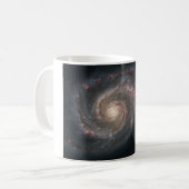 Whirlpool Galaxy (Space) (Universe) (Messier 51A) Kaffeetasse (Vorderseite Links)