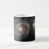Whirlpool Galaxy (Space) (Universe) (Messier 51A) Kaffeetasse (Mittel)