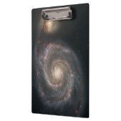 Whirlpool Galaxy (Space) (Universe) (Messier 51A) Klemmbrett (Links)