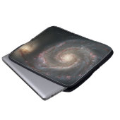 Whirlpool Galaxy (Space) (Universe) (Messier 51A) Laptopschutzhülle (Vorne Knopf)