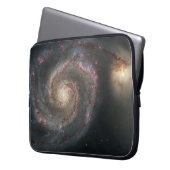 Whirlpool Galaxy (Space) (Universe) (Messier 51A) Laptopschutzhülle (Vorderseite Links)