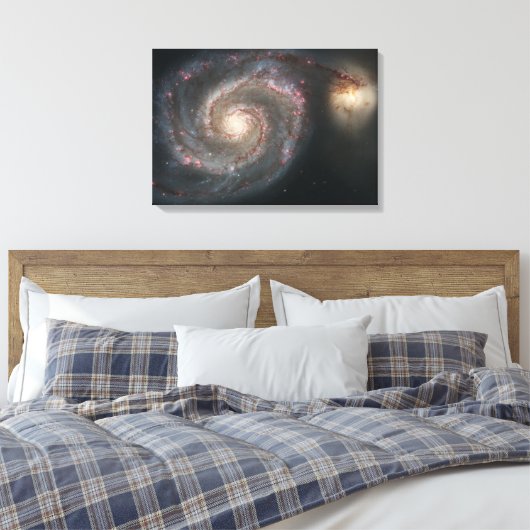 Whirlpool Galaxy (Space) (Universe) (Messier 51A) Leinwanddruck (Insitu (Schlafzimmer))