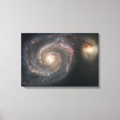 Whirlpool Galaxy (Space) (Universe) (Messier 51A) Leinwanddruck (Vorderseite)