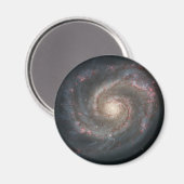 Whirlpool Galaxy (Space) (Universe) (Messier 51A) Magnet (Vorderseite/Rückseite)