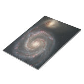 Whirlpool Galaxy (Space) (Universe) (Messier 51A) Notizblock (angewinkelt)