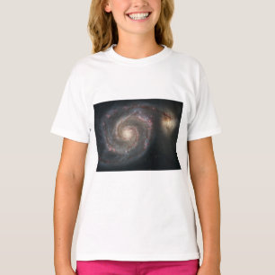 Whirlpool Galaxy (Space) (Universe) (Messier 51A) T-Shirt