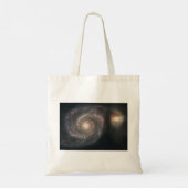 Whirlpool Galaxy (Space) (Universe) (Messier 51A) Tragetasche (Rückseite)