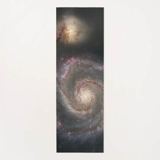 Whirlpool Galaxy (Space) (Universe) (Messier 51A) Yogamatte (Vorderseite)