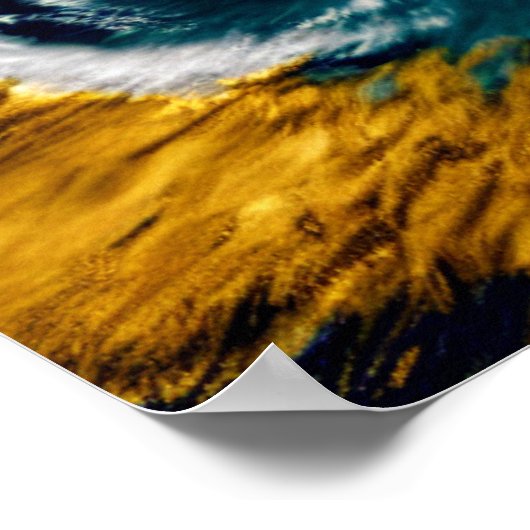 Whirlpool-Gold-Poster Poster (Ecke)