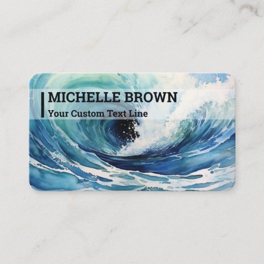 Whirlpool Pool Service Visitenkarte (Vorderseite)