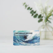 Whirlpool Pool Service Visitenkarte (Stehend Vorderseite)